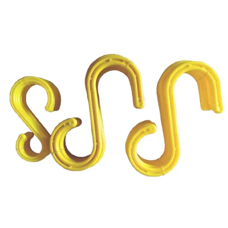 150MM Material PLASTIC Cable S Shaped Hooks Fire Retardant Grade Construction Site Wire S Hook Plastic Hook for Insulator