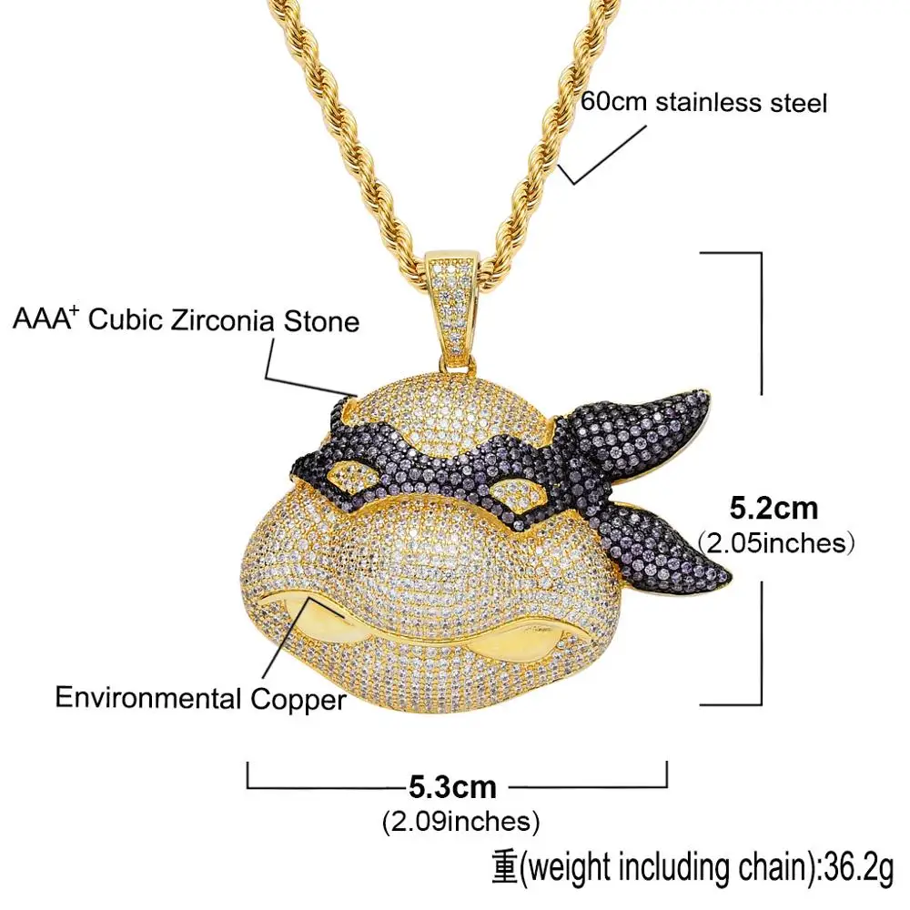 日本未入荷☆KING ICE☆TMNT x King Ice - Shredder Necklace TMNT x King Ice - Shredder Necklace – kingiceice.com