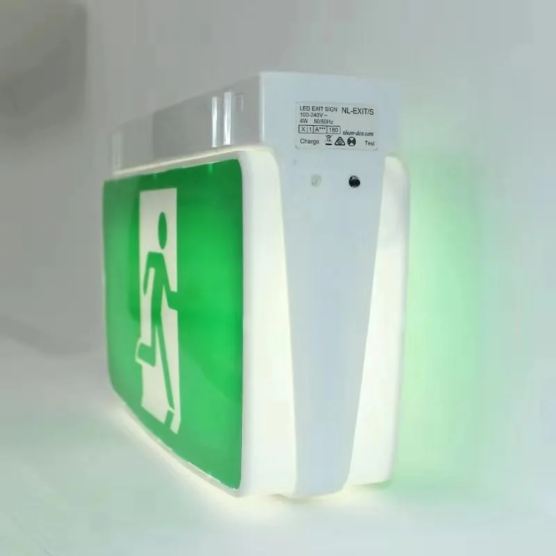 SAA Standard High Led Fire Emergency Light AS2293 Standard Exit Sign Lamp for Australian