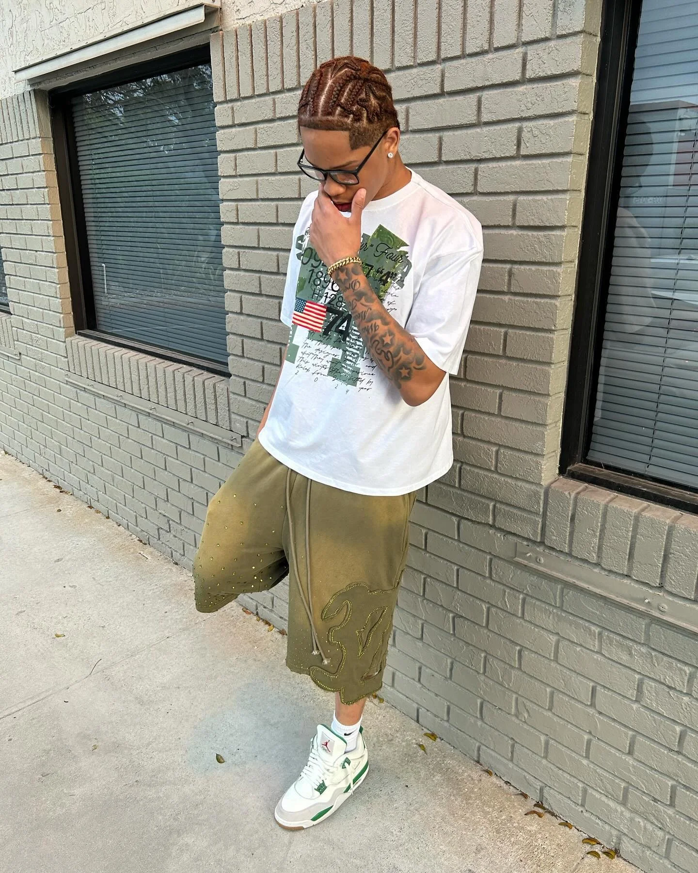 Custom Jogger Sweat Shorts De Hombre Cotton Baggy Sun Faded Blank Rhinestone Embroidery Distressed Vintage Acid Wash Shorts Men gallery 4