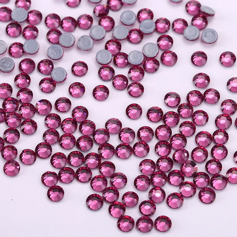 thumbnail image 2 of High Quality Wholesale Flat Back Iron On Light Pink Ab Hot Fix Rhinestone For Garments - Ab Hot 2 of 9