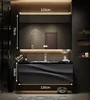 142Nature Marble Countertop & Ceramic Sink