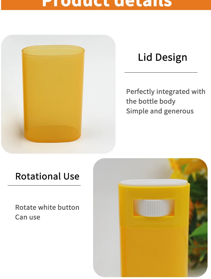 15g 20g 30g Insect Repellent Stick Container Hair Wax Packing Deodorant ...