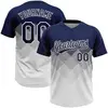 Navy Blue and White
