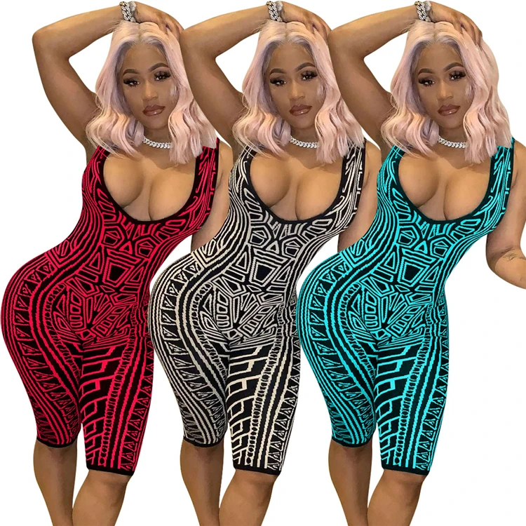 1041436 New Arrival 2021 Women Sexy One Piece Jumpsuits