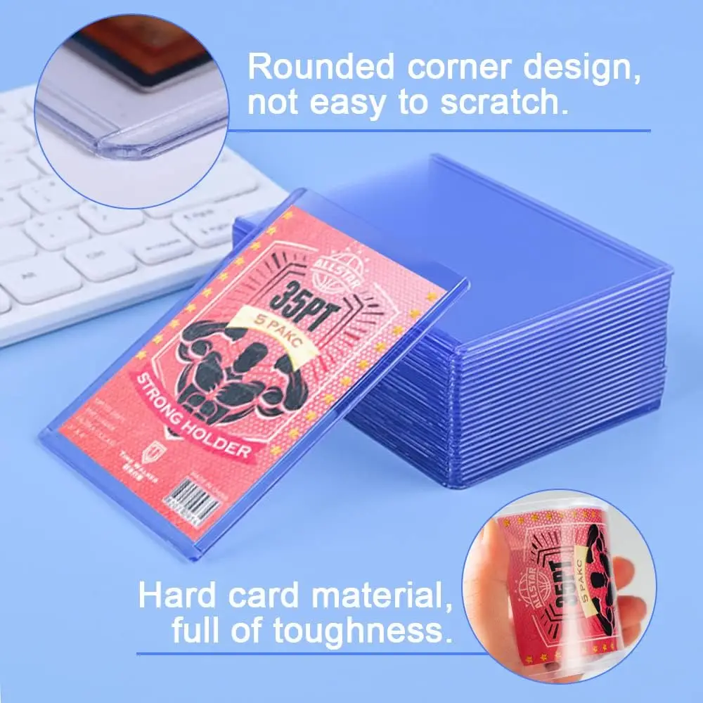 Card Protector PVC Waterproof Plastic Card Holder Transparent Credit Card Sleeves for Business Sleeves