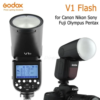 Godox  V1C V1N V1S V1F V1O V1P TTL 1/8000s HSS Lithium Battery Speedlite Camera Flash Lights for Canon Nikon Sony Fuji Olympus product image