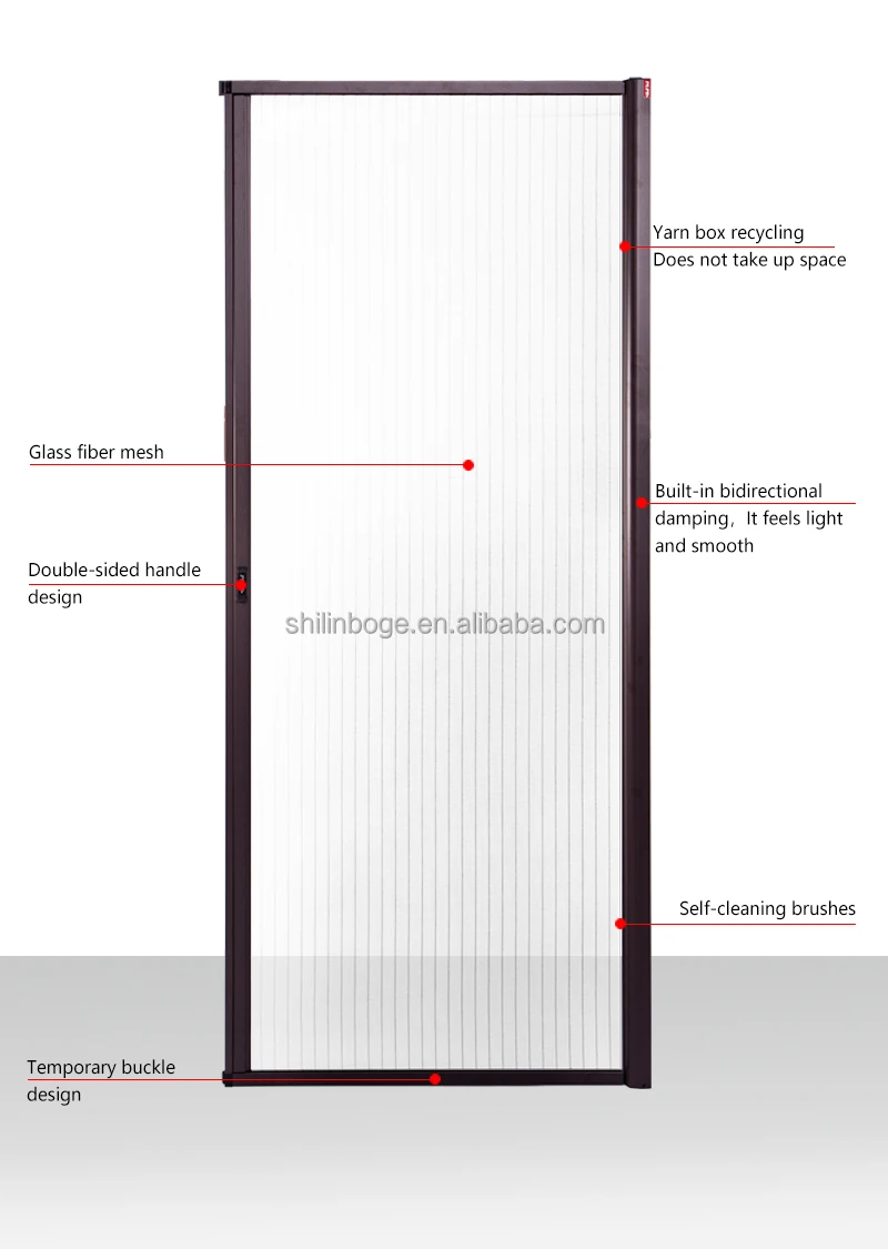 Retractable Invisible Screens Window Fiberglass Insect Screen Roller ...