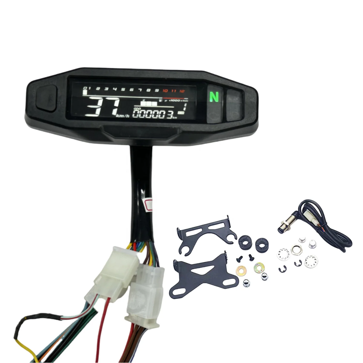 Suitable for Harsh Environments LCD Digital Motorcycle Spido Meter Motorbike Spidometer for Rusi KRY 200 KTM 300 Exc