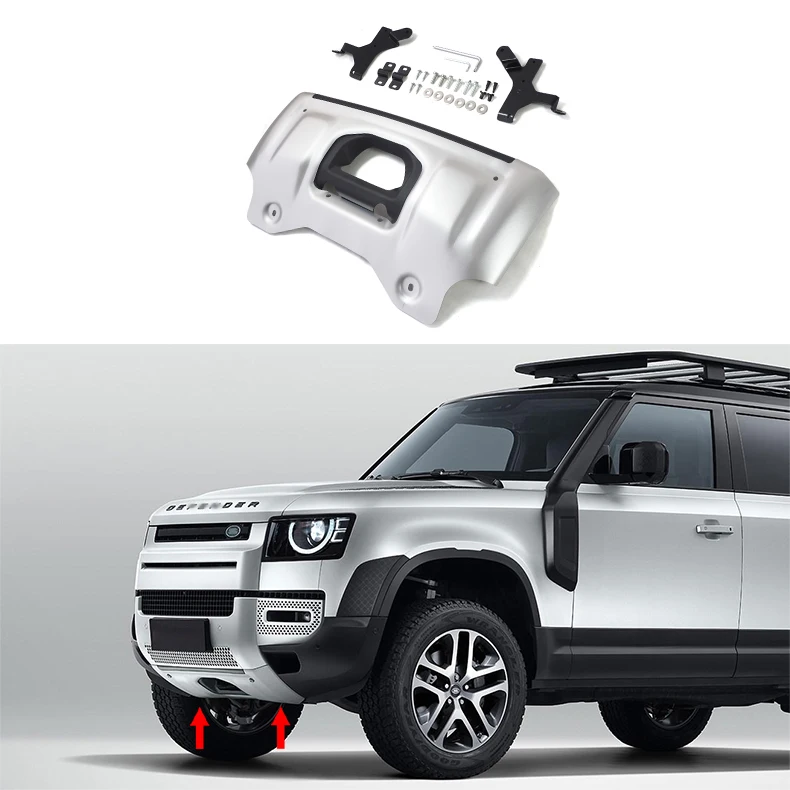 Car Front Bottom Bumper Guard For 2020 Defender 110 Land Rover L663