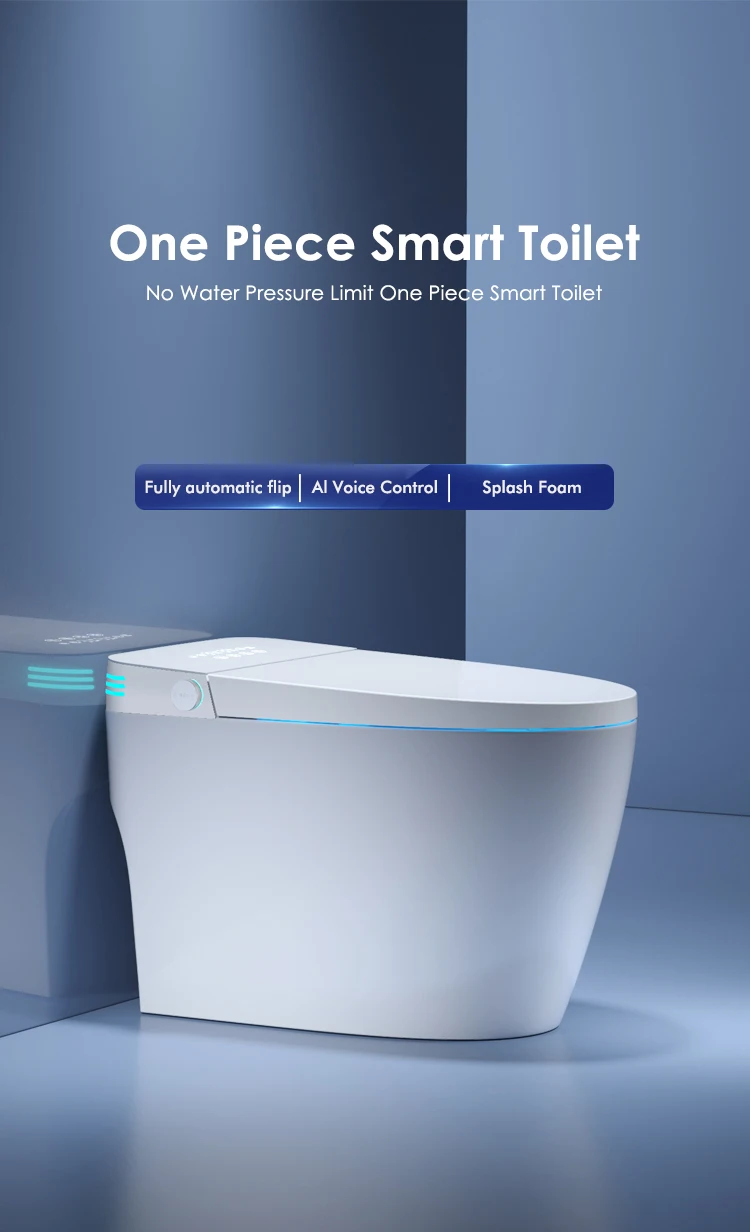 product new design intelligent toilet one piece water closet automatic toilet bowl ceramic smart intelligent wc smart toilet-9