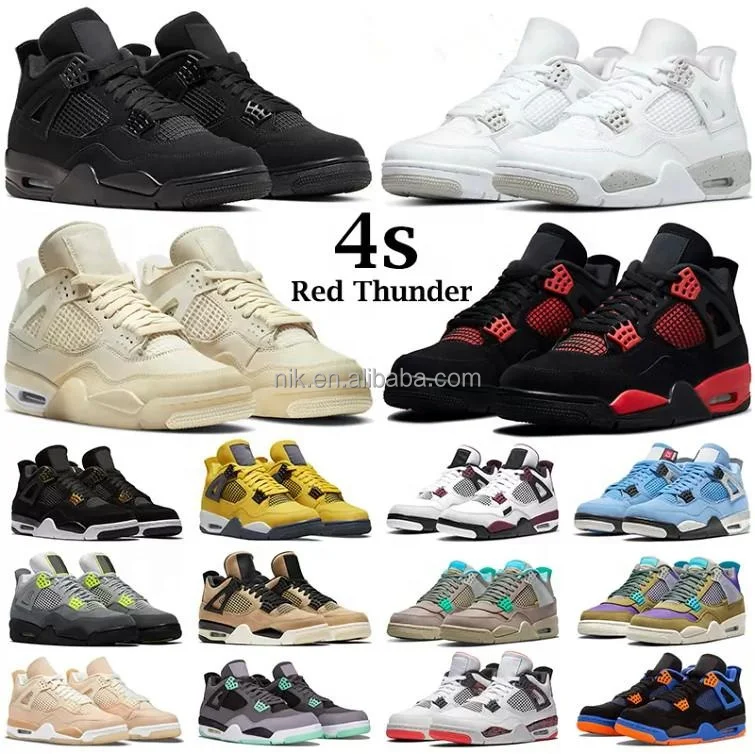 Nike Basketball Shoes Wholesale Zapatillas Air Jordan 4 Retro Shoes