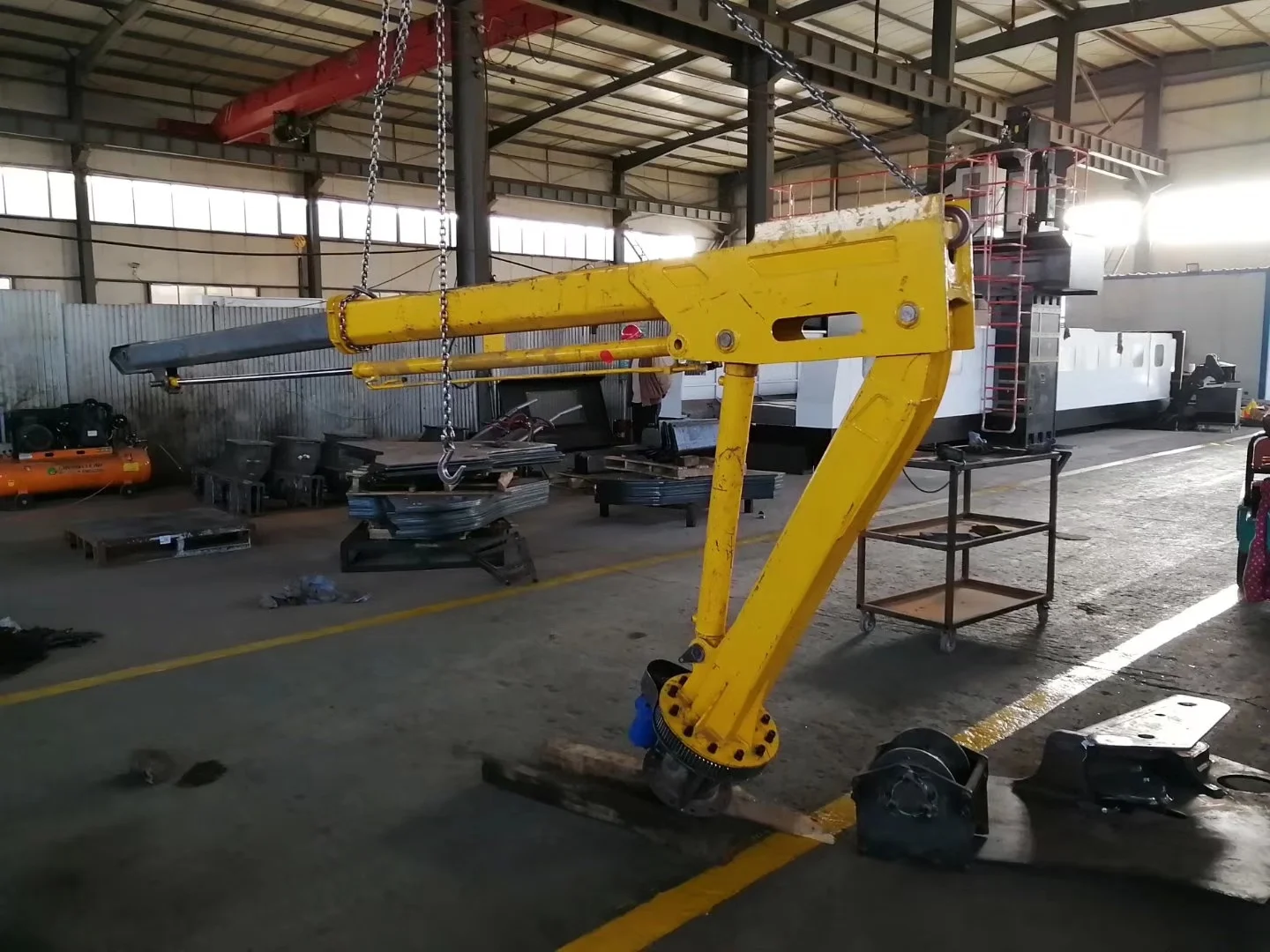 Best Price Factory Boom Mini Pickup Hydraulic Truck Cranes Lifting With Basket Mini Truck Mounted Crane