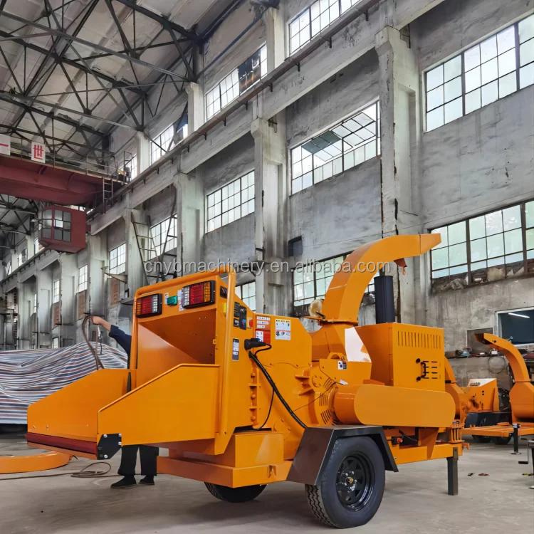 Electric Wood Chipper Shredder Horizontal Wood Chipper With Kholer