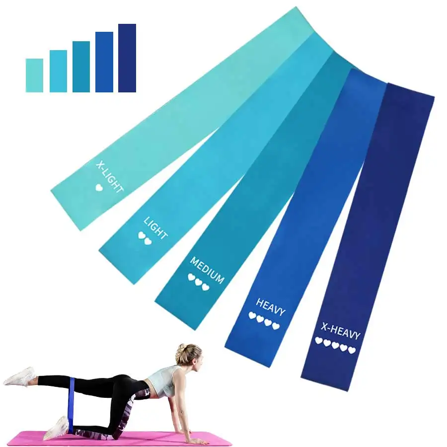 Exercise Yoga Mini Private Label Rubber Loop Band Elastica Resistance Band Belt