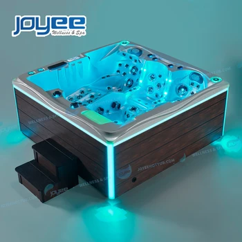 JOYEE Brand New 4 Places Balboa Whirlpools Acrylic Freestanding Garden Party Bubble Bath Spa Outdoor Hot Tub