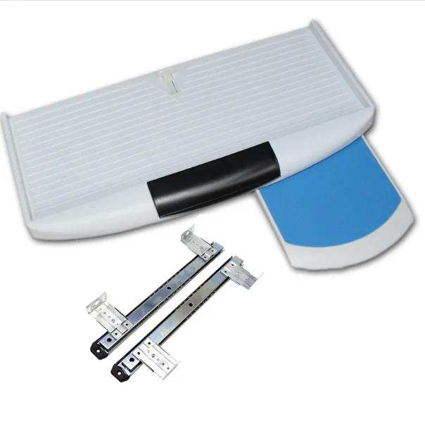 Office Desk,Plastic Keyboard Bracket With Mouse Holder And Slide Rail Set