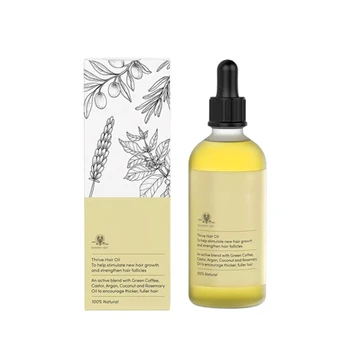 Organic Natural Scalp Massage Smoothing Treatment Perfumed Hairgrowth Serum Rosemary Hair Essential Oil