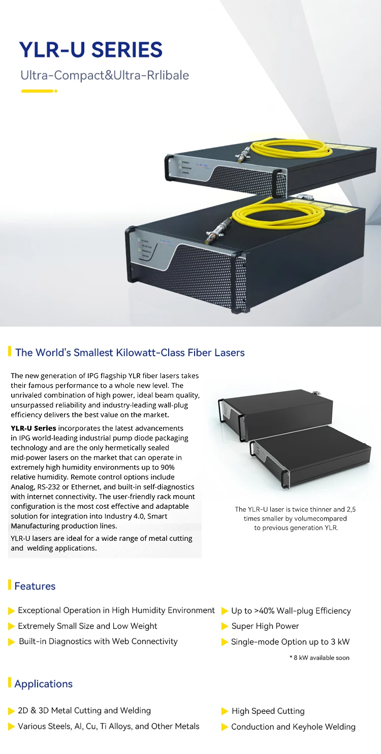 Raysoar Lipl312000s Fiber Laser Source For Ipg Ylr2000uk 2000w For