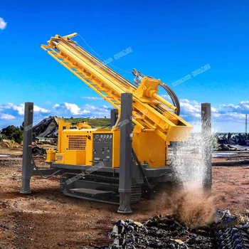 350m meters hydraulic diesel rock portable borehole water well drilling rigs machines mine drilling rig