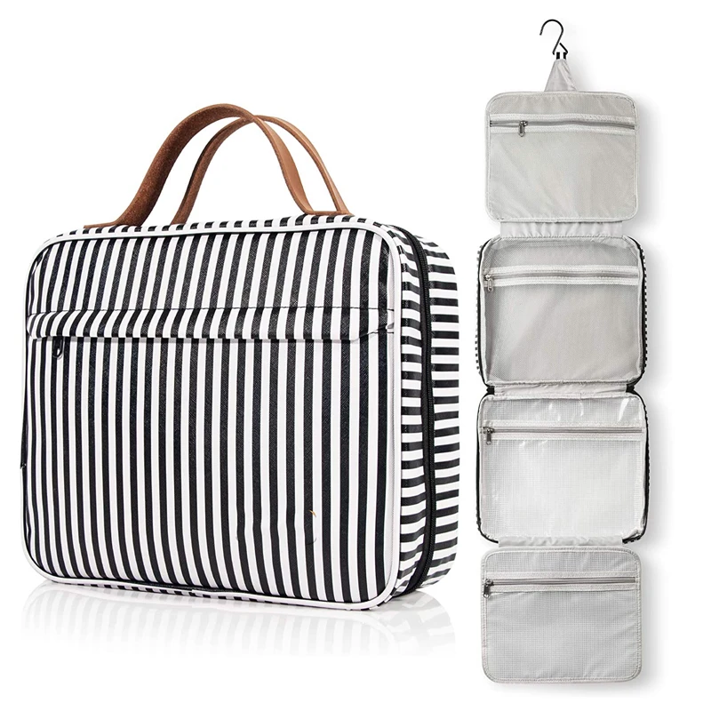Large Cosmetic Make up Travel Accessories Kit Organizer Waterproof Bathroom Shower Hanging Toiletry Bag Women