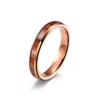 Oro rosa de 4 mm
