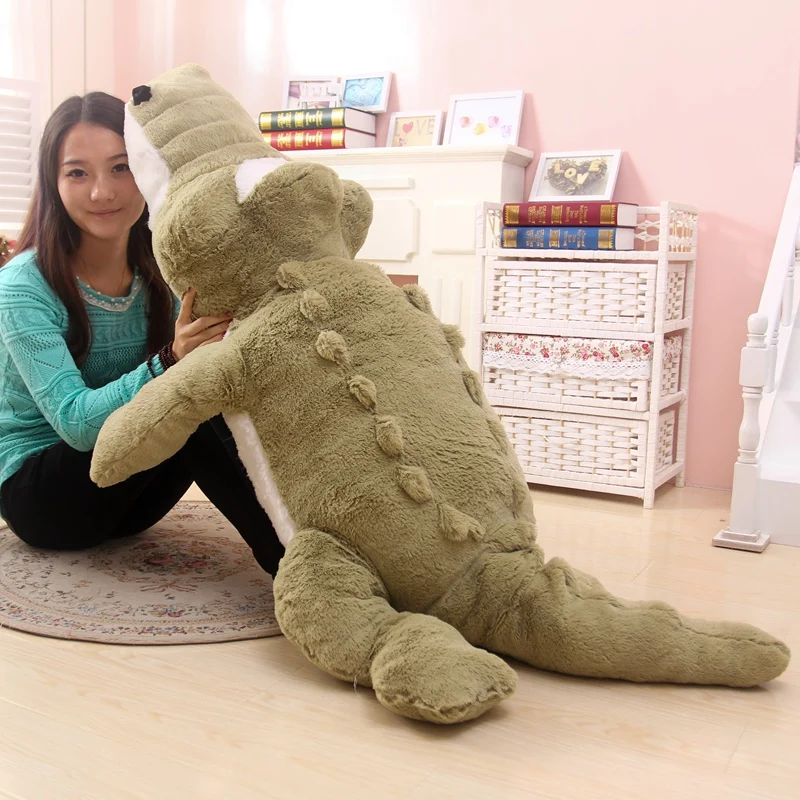 fluffy crocodile toy