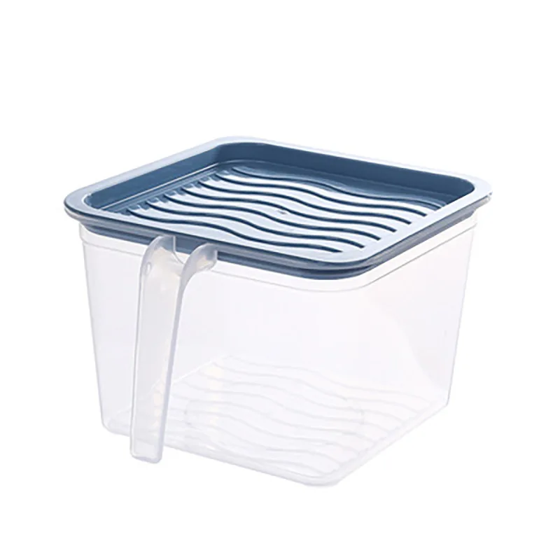 Square Handle Food Storage Organizer Boxes Sealed Home Organizer Food Container Refrigerator Storage Boxes factory