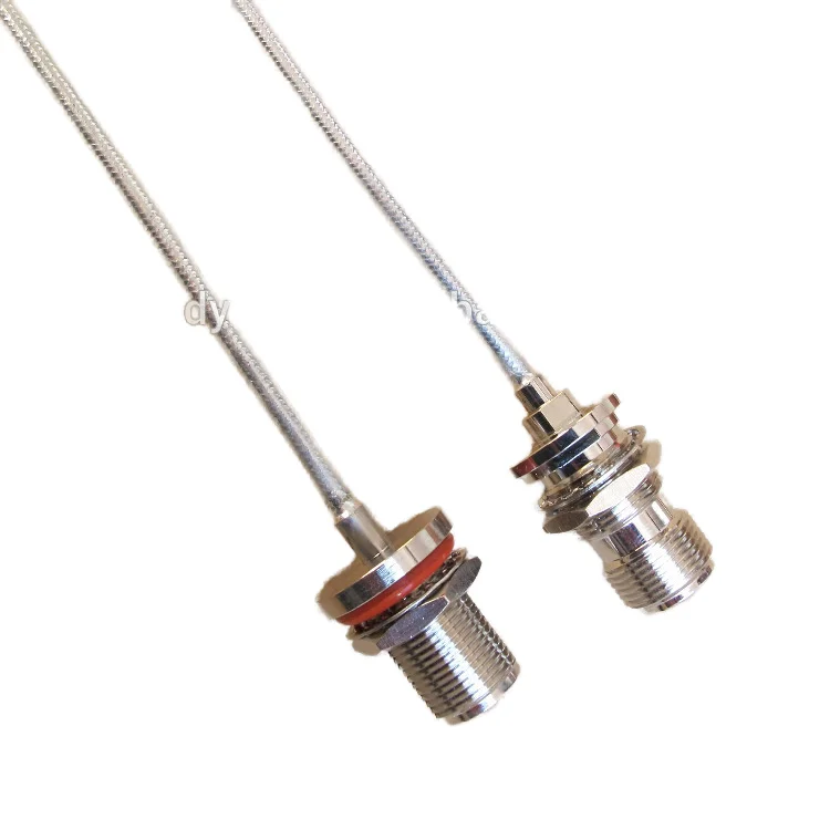 N Male to N Female RF Cable Assembly RG402 141 Jumper Bulkhead Wires & Cables Bulk Product Category