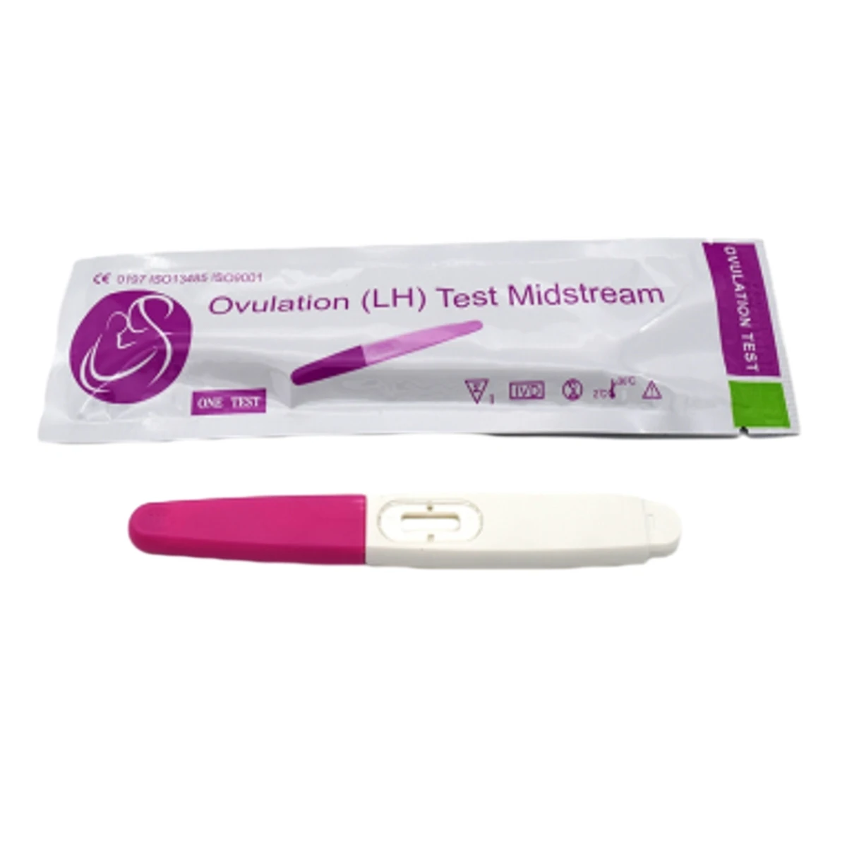 Medical Disposable 1 Step Quick Check 5.5mm LH Ovulation Test Midstream (Urine)  LH