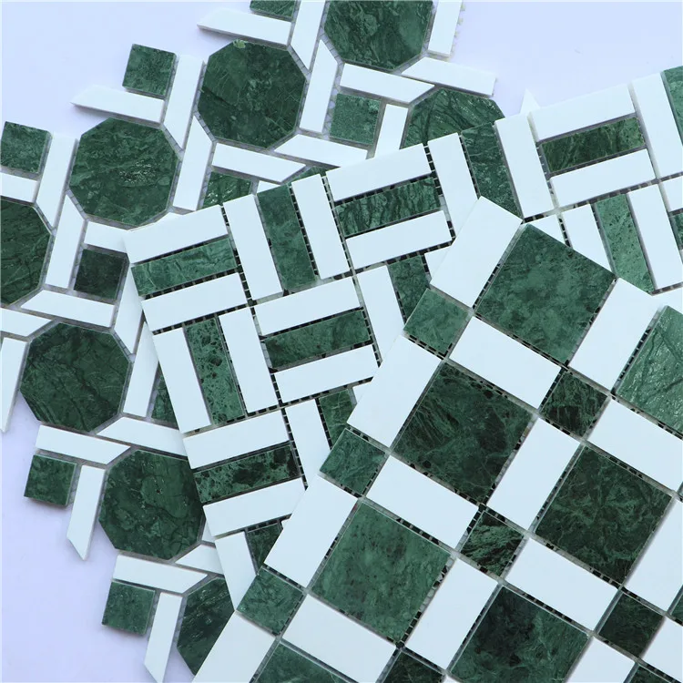 Modern Bathroom Marble Stone Mosaic Tile for Home Decoration