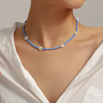 chanel flower choker necklace