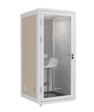 Removable Soundproof Movable Silence Vocal Booth Private Telephone Call Pod with Ventilation System Office Phone Booth