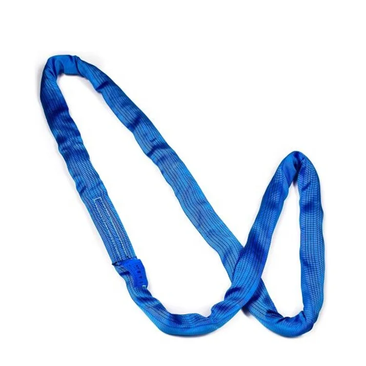 High Strength Soft Polyester Lifting Round Sling 8 Ton