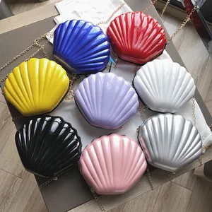 2026 New Fashion Shell Shape Crossbody Designer Bag Women Colorful Acrylic Shoulder Purse Sac Mian
