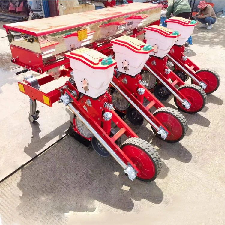 Multi-Row Corn No-Tillage Planter Six-Row Fertilizer Simultaneous Seeding Grain Planter Corn Planter