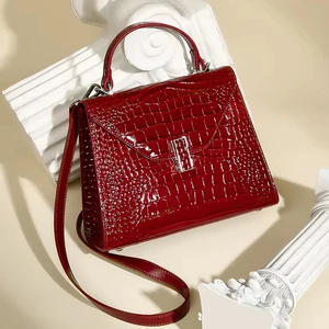 Customized Ladies Designer Luxury Real Crocodile Genuine Leather Shoulder Crossbody Bag Women's Western Vegetarian Handbags