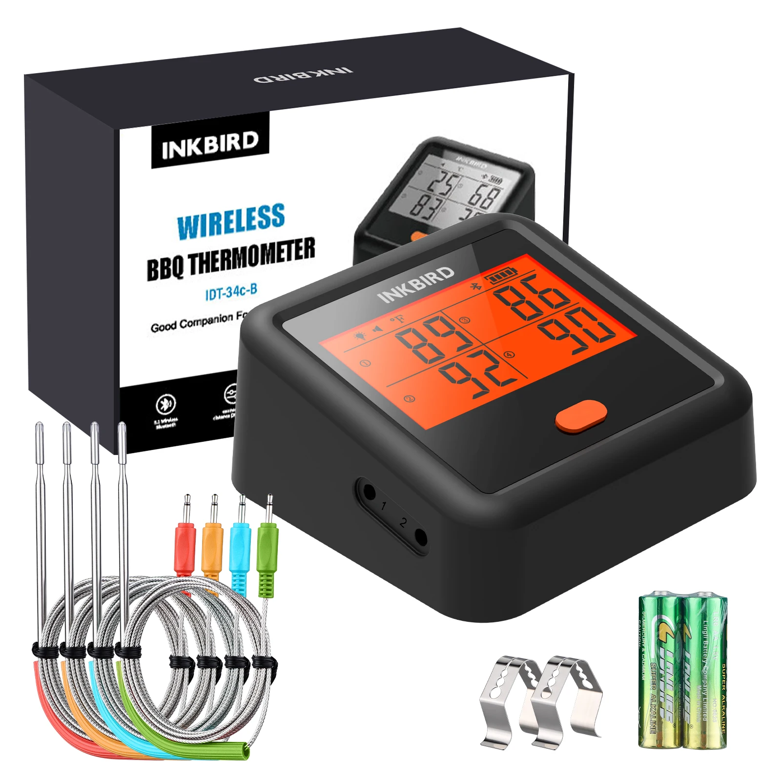 inkbird idt-34c-b meat thermometer for grilling
