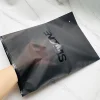 Translucence black zipper bag