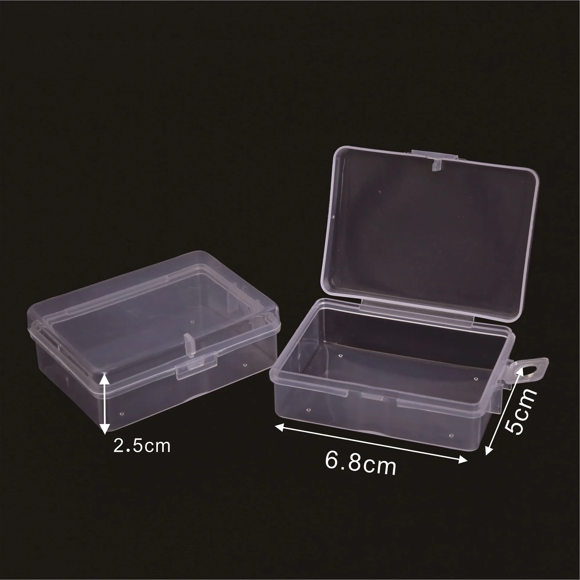 General packaging box Small pp storage Transparent plastic packaging wholesale jewelry box display box manufacture