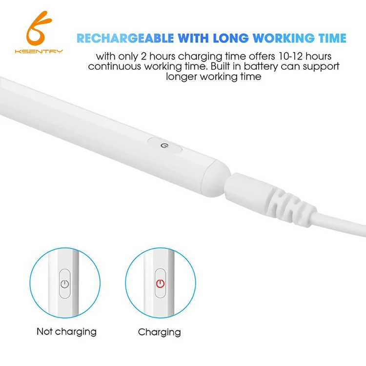 Custom Logo P3 Pro Active Capacitive Tablet Stylus Pen for Apple iPad Durable Metal Material