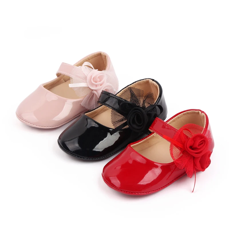 High Quality Soft PU Leather Baby Toddler Girl Shoes Prewalker Girl Shoes 2025 manufacture