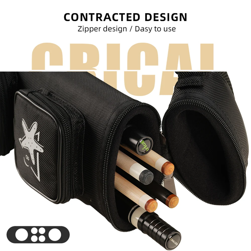 CRICAL Billiard Cue Case - High Capacity & Durable Design