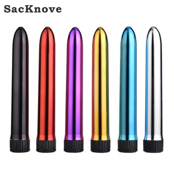 SacKnove Portable 7 Inch Cheap Mini Waterproof Battery Multi-Speed Bullet Vibrator Sex Toy Vibrating Bullets For Woman Adult