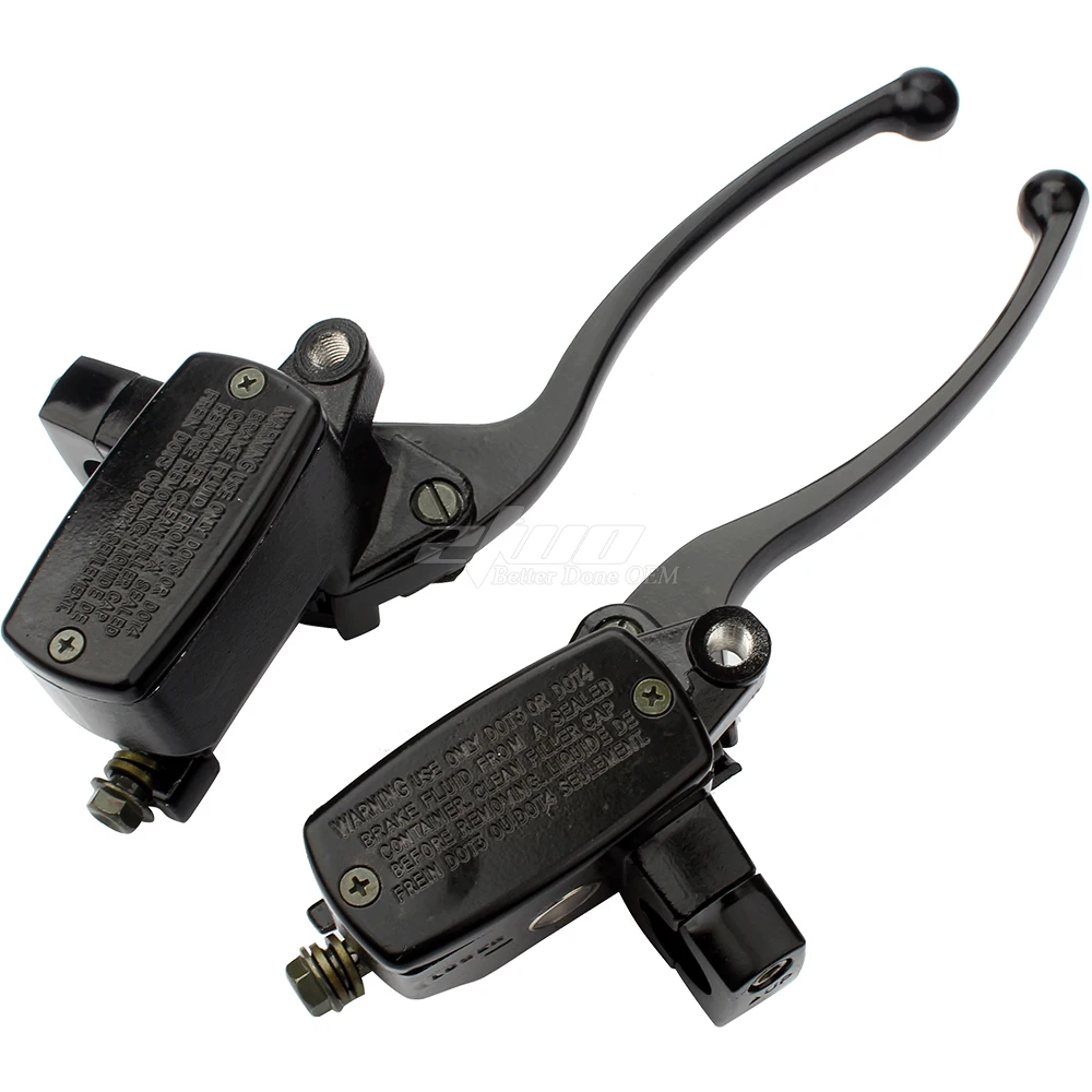 Главный цилиндр тормозной муфты мотоцикла Honda CB400 7/8-1/8, черный, левый или правый, 1992 дюйма, 22 мм или 1998 дюйма, 25 мм