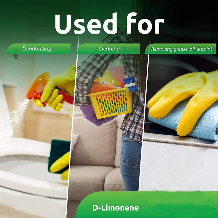 1000ml Bottles of 100% Pure Limonene Oil in Bulk for Food Cosmetics Cleaning Products and Supplements