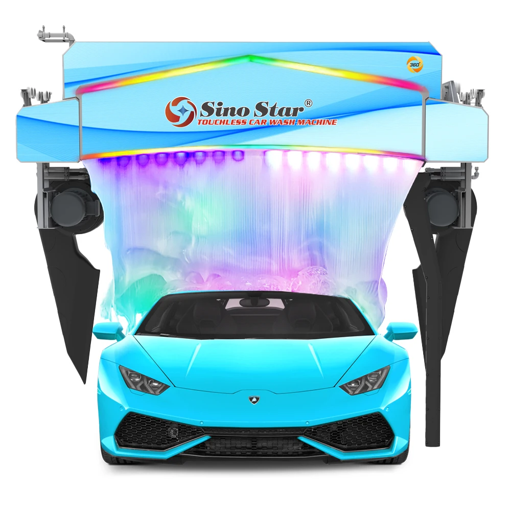 Sino Star G9 Pro Touchless Contactless Automatic Car Washing Machine Vehicle Cleaning System Auto Workshop Car Wash Equipment