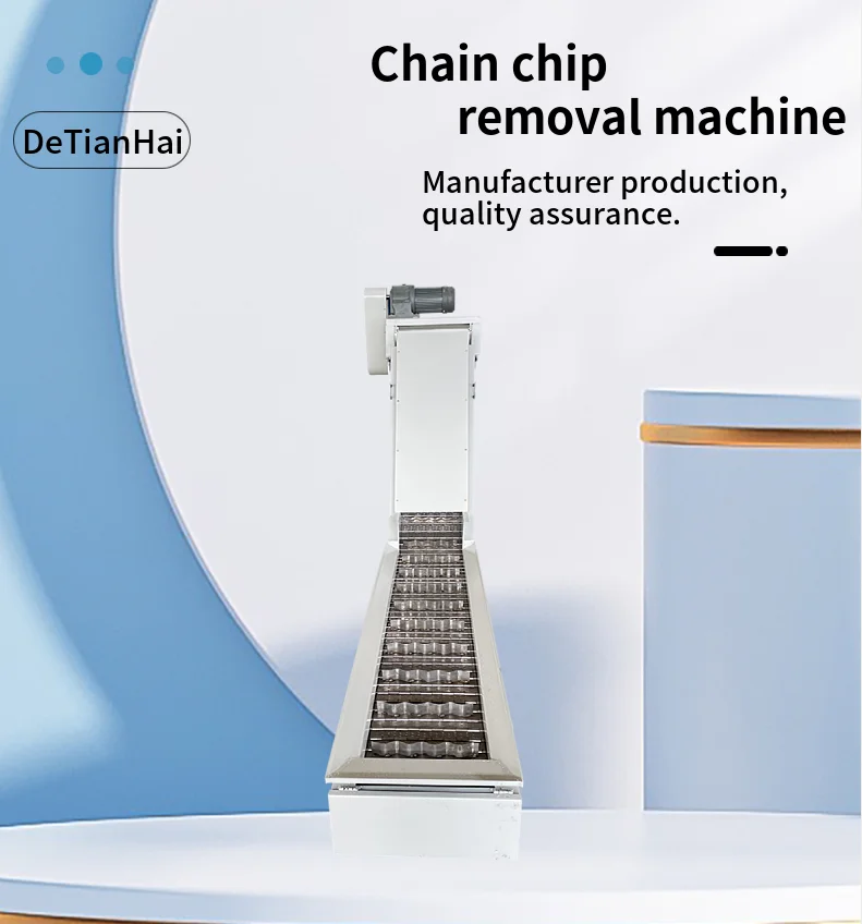 Machine Chip Remover Waste Chip Removal Machine Scraper Conveyor Customized CNC Machine Chip ...