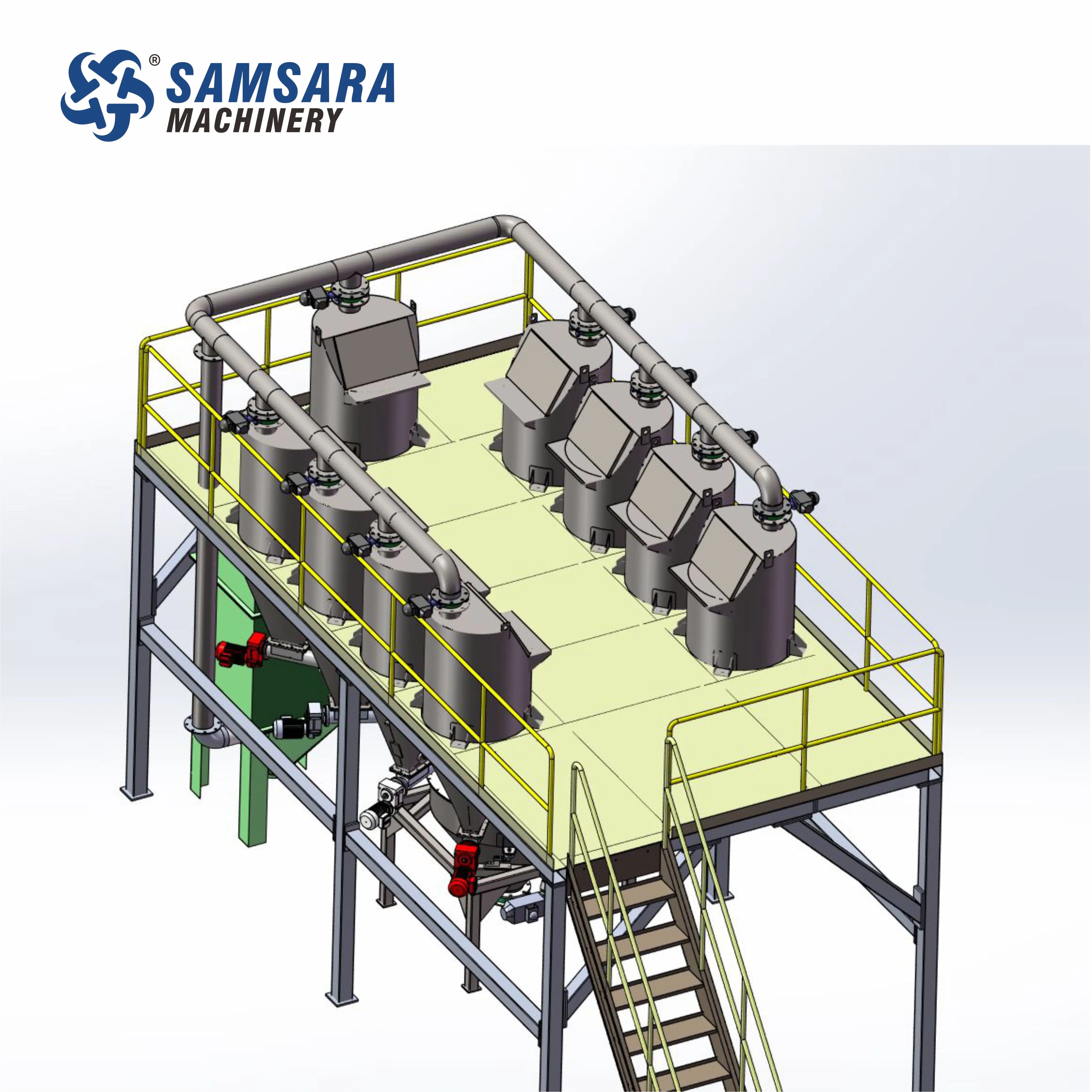 PVC Gravimetric Dosing Mixing System Automatic Compound System Plastic Industrial Dosing and Batching System Machine