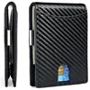 Black Carbon Fiber Texture Leather